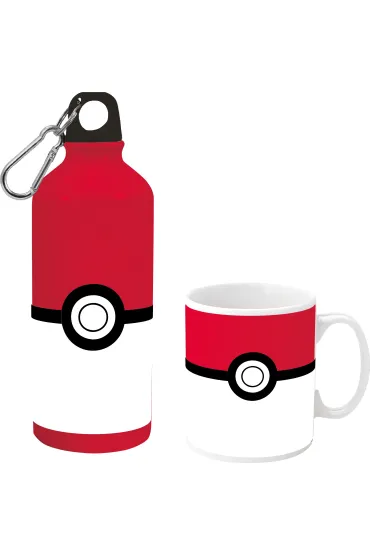 Zestaw kubek + butelka Pokemon 500ml PK00022