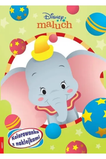 Disney maluch Dumbo Kolorowanka z naklejkami