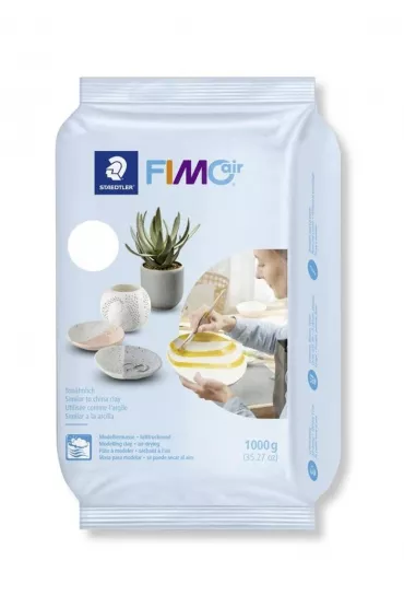 Staedtler Masa modelarska Fimo air basic 1kg bia�y 1000g