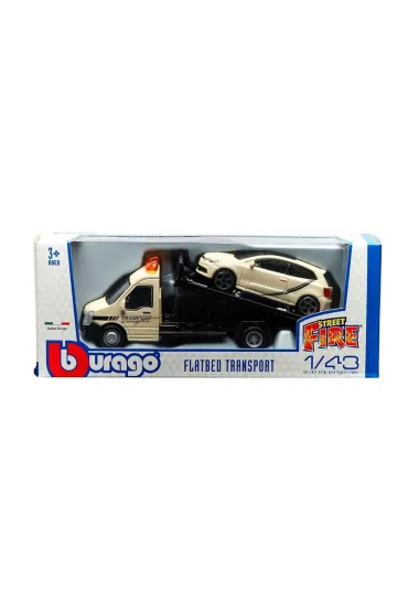 Street Fire Transport Volkswagen Polo 1:43 BBURAGO