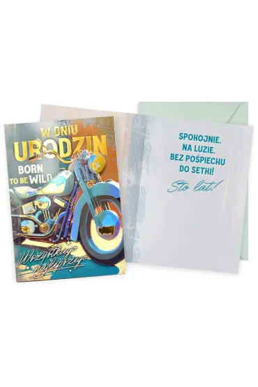 Passion Karnet Urodziny m�skie, motor DK-1077