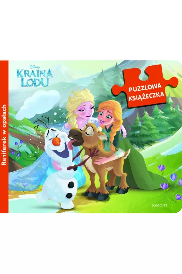 Reniferek w opa�ach Kraina Lodu puzzlowa ksi��eczka - Ma�gorzata Fabianowska