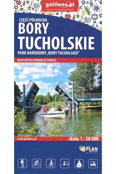 Bory Tucholskie-cz�� p�nocna. Park Narodowy skala 1: 50 000