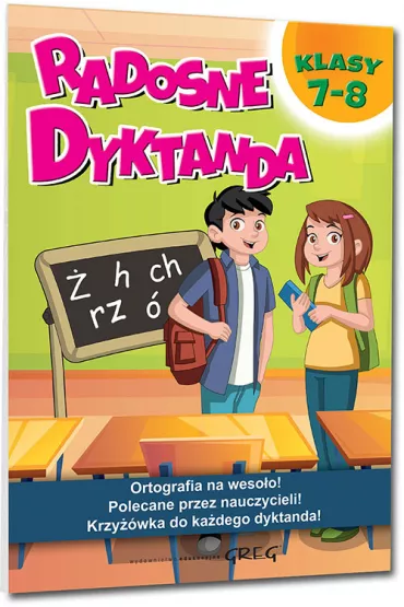 Radosne dyktanda. Klasy 7-8 - Ewa Tomasik-Adamczak