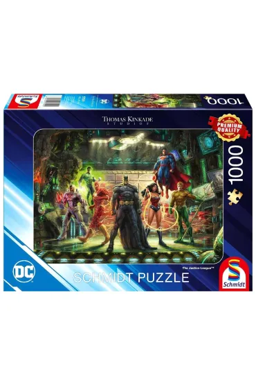 Puzzle 1000 el. PQ T.Kinkade Liga Sprawiedliwo�ci Schmidt Spiele-Puzzle