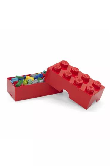 Lunchbox klocek LEGO czerwony