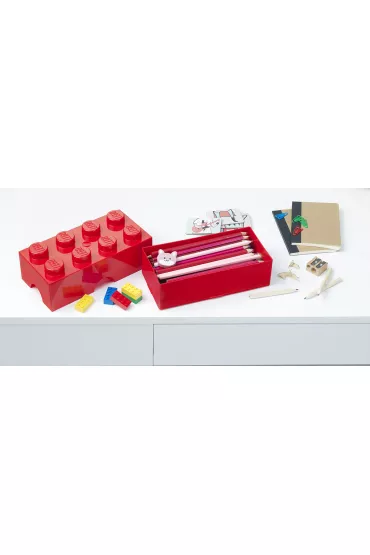 Lunchbox klocek LEGO czerwony