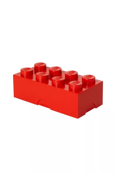 Lunchbox klocek LEGO czerwony