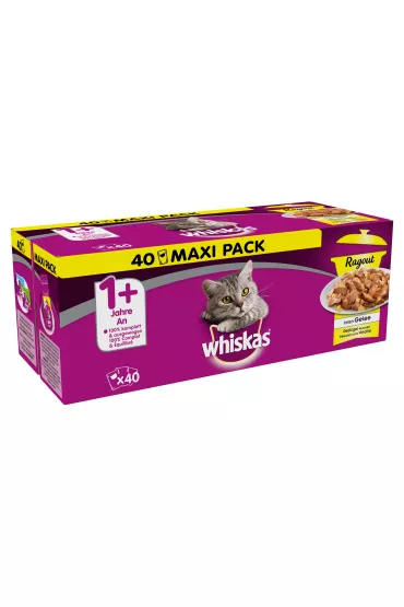 Whiskas Potrawka drobiowa. Karma pe�noporcjowa dla kot�w 40 x 85 g