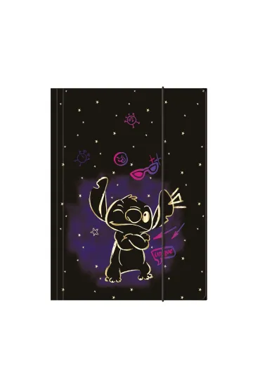 Teczka A4 z gumk� Disney Gold Stitch wz�r 3