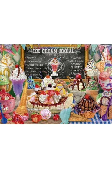 Puzzle 500 el. Lodziarnia Educa
