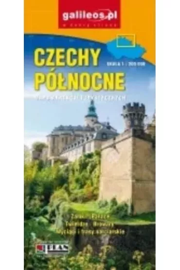 Mapa atrakcji tur.- Czechy P�nocne 1: 200 000