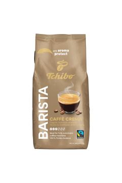 Tchibo Barista Caffe Crema Kawa ziarnista palona z korkiem 1 kg