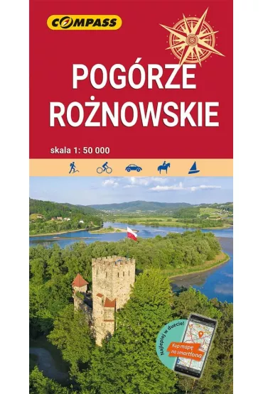 Mapa turystyczna Pog�rze Ro�nowskie 1:50 000