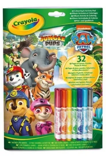 Kolorowanka z flamastrami Psi Patrol