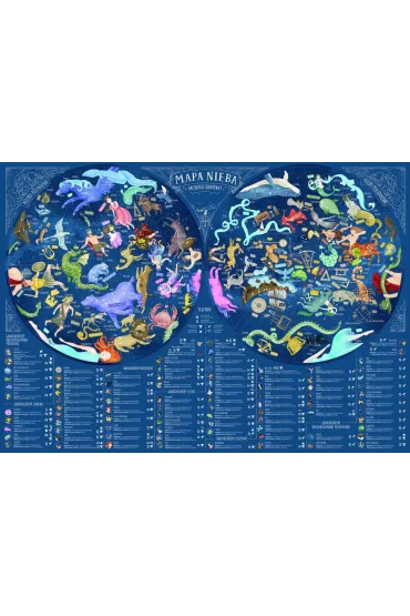 Puzzle 200 el. Mapa Nieba M�odego Odkrywcy ArtGlob