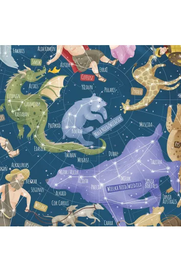 Puzzle 200 el. Mapa Nieba M�odego Odkrywcy ArtGlob