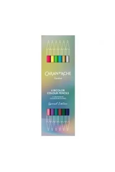 Carandache Kredki dwukolorowe Claim Your Style Ed5 6 szt.