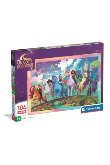 Puzzle 104 el. Super Unicorn Academy Clementoni