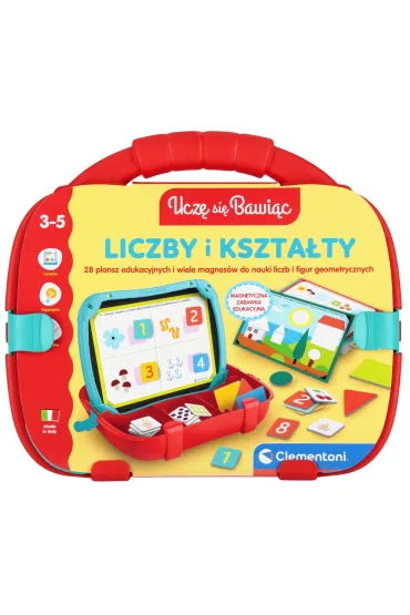 Liczby i kszta�ty 3-5l walizka CLEMENTONI 50417  CLM