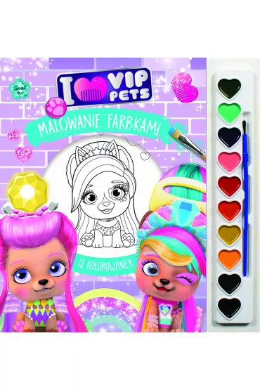 Malowanie farbkami. I love VIP Pets
