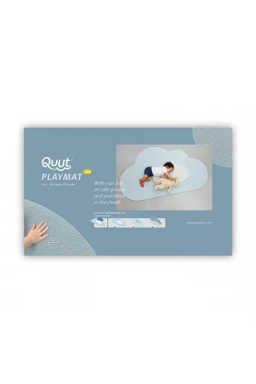 Quut Mata do zabawy piankowa podogowa Chmurka Playmat Dusty blue