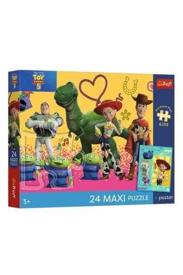 Puzzle 24 elementy Maxi Zabawki i Przyjaciele TREFL 14394 TR