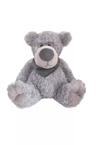 Mi� BRUNO 20 cm szary z apaszk� (13260) Beppe