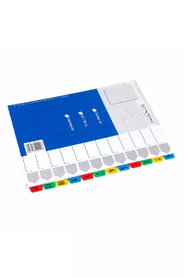 Starpak Przek�adka A4 kartonowa 1-12 numeryczna