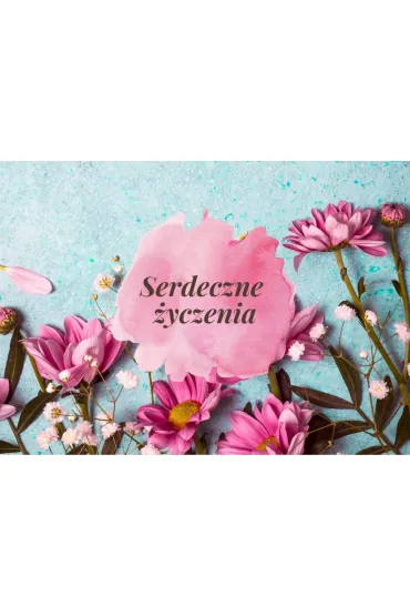Karnet - Serdeczne �yczenia