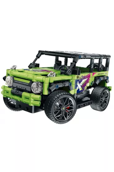 Klocki  RC auto terenowe lime 484 element�w