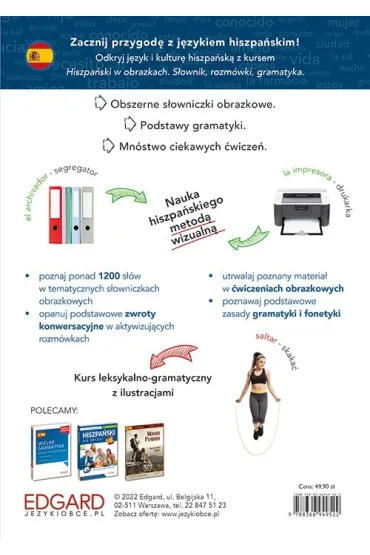EDGARD. Hiszpa�ski w obrazkach. Wydanie 2022 - Joanna Ostrowska