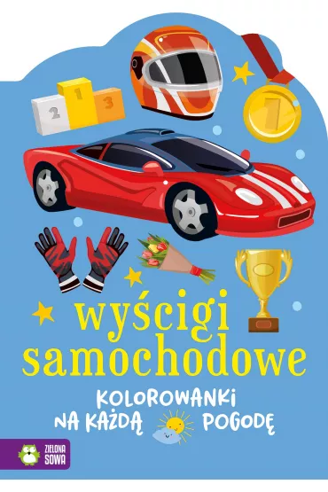 Kolorowanki na ka�d� pogod�. Wy�cigi samochodowe
