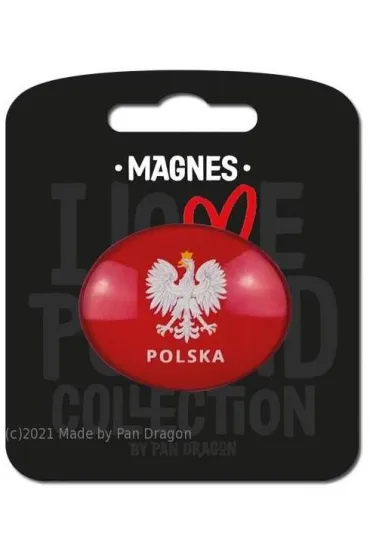 Pan Dragon Magnes I Love Poland