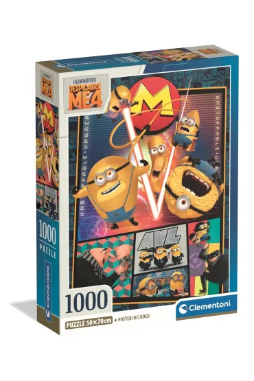 Puzzle 1000 el. Compact Despicable Me 4 Clementoni