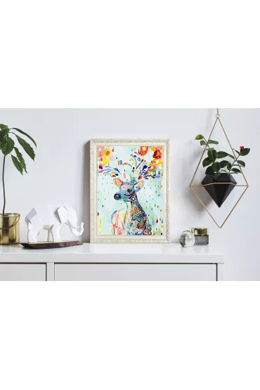 Twoje Hobby Malowanie po numerach - Kolorowy jele� 40x50cm