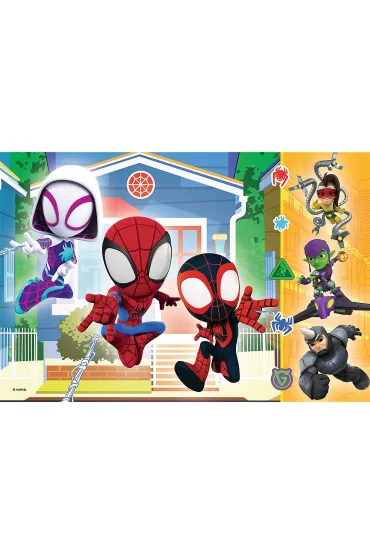 Puzzle 60 el. Spidey and his Amazing Friends Marvel. W �wiecie Spidey`a Trefl