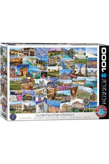 Puzzle 1000 el. Globetrotter - France Eurographics
