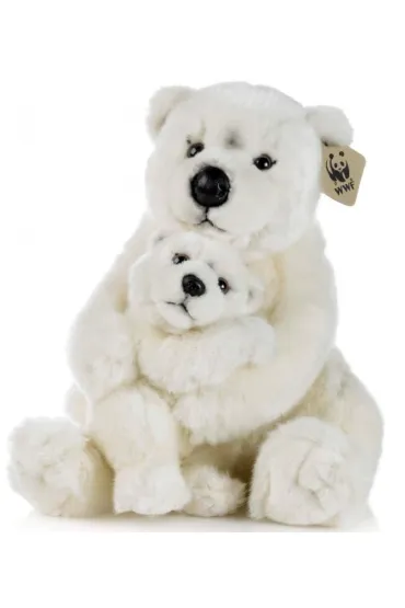Maskotka nied�wied� polarny mama 30 cm WWF * WWF Plush Collection