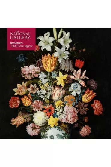 Puzzle 1000 el. Martwa natura z kwiat�w Bosschaert Amb Flame Tree
