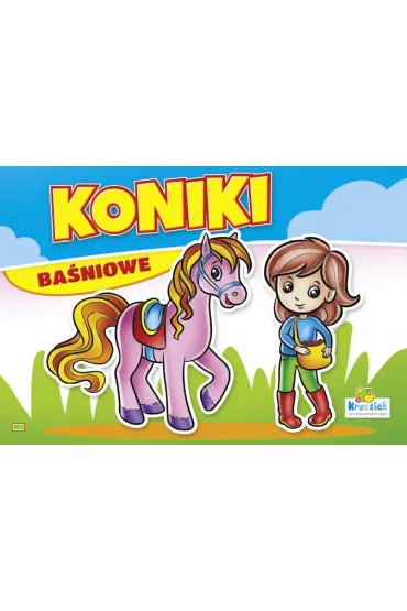 Kolorowanka B5 16 str. Koniki ba�niowe - Konik r�owy