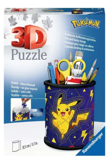 Puzzle 54 el. 3D Przybornik Pikachu Ravensburger
