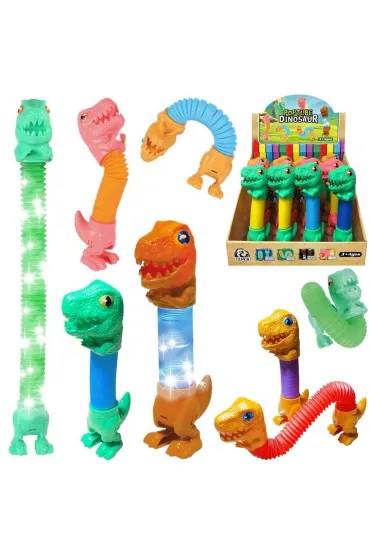 Dinozaur rurka pop tube ze �wiat�em
