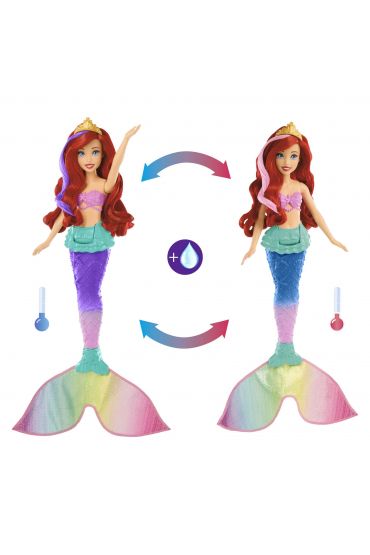 Disney Princess Arielka Syrenka z funkcj Lalka HPD43 Mattel