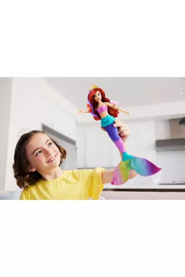 Disney Princess Arielka Syrenka z funkcją Lalka HPD43 Mattel
