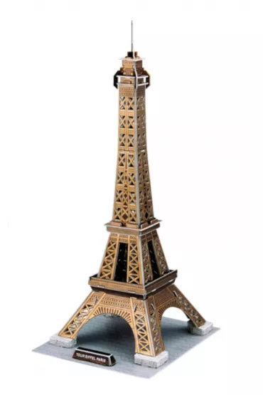 Puzzle 3D 35 el. Wie�a Eiffla Cubic Fun