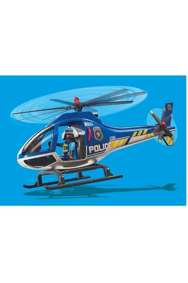 Playmobil City Action Policyjny �mig�owiec: Ucieczka ze spadochronem 70569