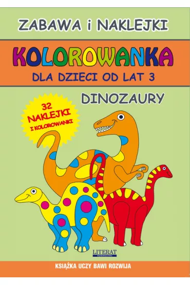 Kolorowanka dla dzieci od lat 3. Dinozaury - Piotr Kieruj