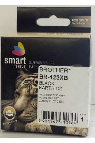 Tusz do Brother BR-123XB czarny kartrid�