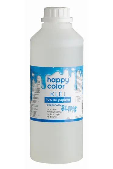Happy Color Klej do papieru PVA, 1000g, butelka